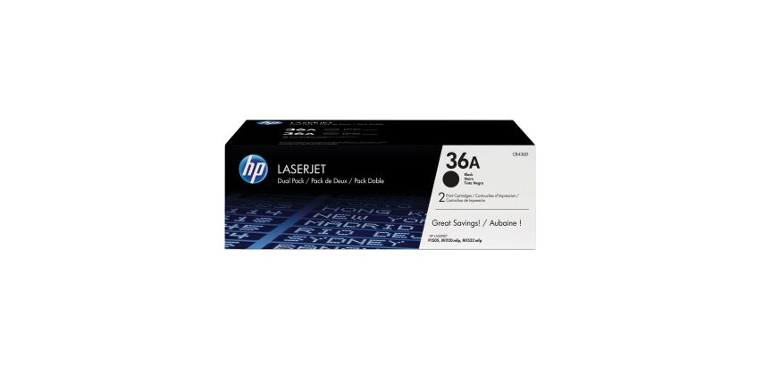 HP 36A, pack toners noirs