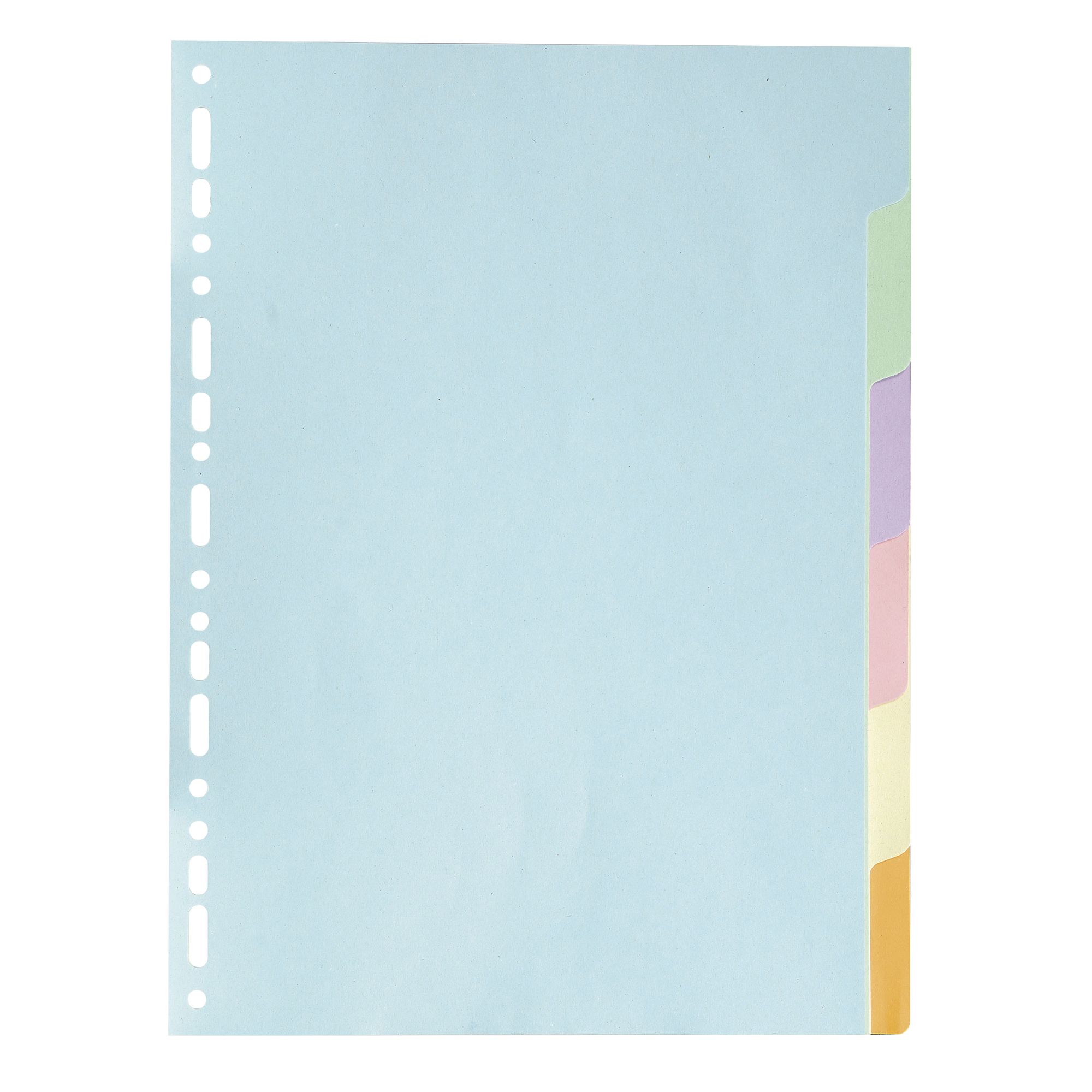 Intercalaire pochette neutre multicolore A4 Avery plastique 6 onglets - 1  jeu - Intercalaire - Achat & prix
