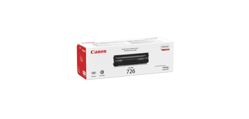 Toner Canon CRG 726 noir pour imprimante laser