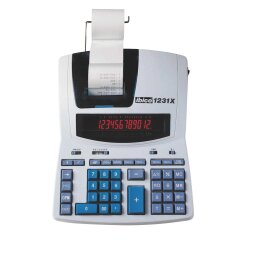 Calculatrice imprimante Ibico 1231X - 12 chiffres