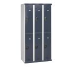 Vestiaire colonnes 2 cases monobloc