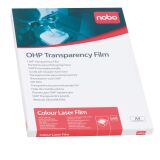 Transparencias nobo A4 para impresoras láser - paquete de 50