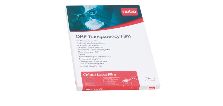 Transparents pour imprimantes laser noir - Boîte de 50