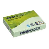 Riemen farbiges Recyclingpapier Clairefontaine Evercolor A4 80 g - 500 Blatt