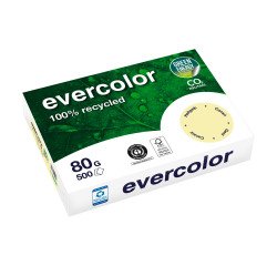 Ream of recycled paper 500 sheets Evercolor A4 80g