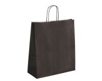 Bolsa de papel kraft asas trenzadas 40 x 35 x 14 cm - Caja de 50