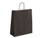 Sacs boutique kraft poignées torsadées 40 x 35 x 14 cm - 50 sacs