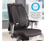 Support dorsal Maille noir