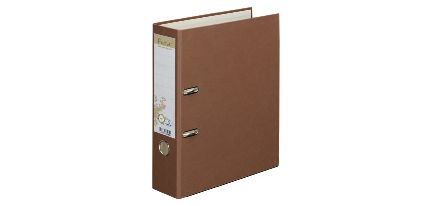 Classeur à levier cartonné Exacompta Forever A4 maxi - Dos 8 cm bicolore