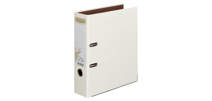 Classeurs à levier carton recyclé Exacompta Forever dos 8 cm bicolores