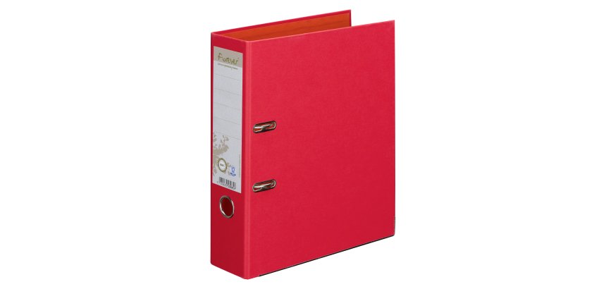 Classeur à levier carton recyclé Exacompta Forever dos 8 cm bicolores couleurs assorties