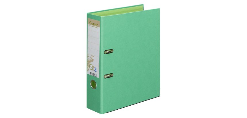 Classeur à levier cartonné Exacompta Forever A4 maxi - Dos 8 cm bicolore