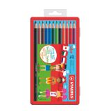 Crayon de couleur Stabilo Color couleurs assorties - Boîte de 12