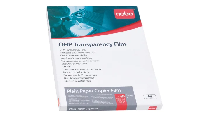  Nobo Overhead Projector Film Photocopier A4 - Pack of 100 :  Office Products