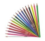 Crayon de couleur Stabilo Color couleurs assorties dont 3 fluos - Pochette de 18