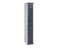 Vestiaire colonnes 2 cases monobloc