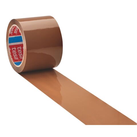 Cinta adhesiva polipropileno 52 micras Tesa 60 m x 75 mm Havana