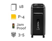 Powershred 99Ci Shredder - Cross-Cut P-4 - 18 sheets - Fellowes