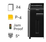 Destructeur Powershred 225Ci - Coupe croisée P-4 - 24 feuilles - Fellowes