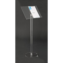 Translucent lectern in nylon