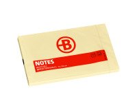 Notas adhesivas recicladas amarillas Bruneau - bloc de 100 hojas