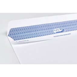 Enveloppe 112 x 225 mm Secure GPV 90 g sans fenêtre blanche - Boîte de 100