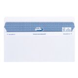 Witte enveloppen 112 x 225 mm Secure GPV 90 g met venster van 45 x 100 mm - Doos van 100