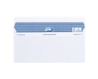 Sobre 112 x 225 mm Secure GPV 90 g con ventana 45 x 100 mm blanco - Caja de 100