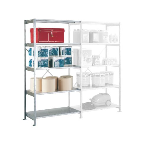 Elément suivant rayonnage acier galvanisé profondeur 60 cm