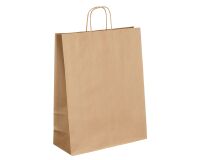 PQ 50 Bolsas Kraft Marrón 35 x 14 x 44 cm