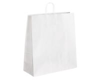 PQ 50 Bolsas Kraft blancas 35 x 14 x 44 cm