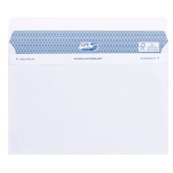 Enveloppe 162 x 229 mm Secure GPV 90 g sans fenêtre blanche - Boîte de 100