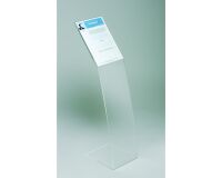 Presentatietoonbank plexi A4 op voet