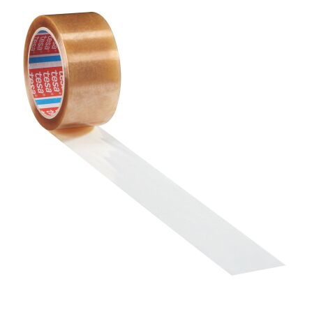 Cinta adhesiva polipropileno 28 micras Tesa 100 m x 50 mm transparente