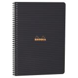 Spiral notebook Rhodiactive A4 23 x 30 cm - checked 5 x 5 - 160 pages