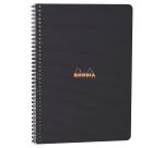 Cahier spirale Rhodiactive Notebook A4 23 x 30 cm - petits carreaux - 160 pages