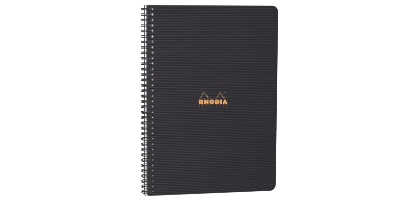 Cahier spirale Rhodiactive Notebook A4 23 x 30 cm - petits carreaux - 160 pages