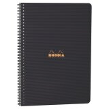 Spiral notebook Rhodiactive A4+ 23 x 30 cm - lined - 160 pages