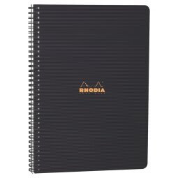 Cahier spirale Notebook Rhodiactive A4+ 23 x 30 cm - lignée - 160 pages