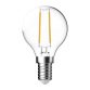 LED lamp filament mini spherical E14 2,1W