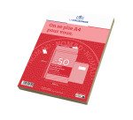 Pochette à soufflet 3 cm kraft 229 x 324 mm La Couronne 90 g avec fenêtre 50 x 110 mm - Boîte de 50