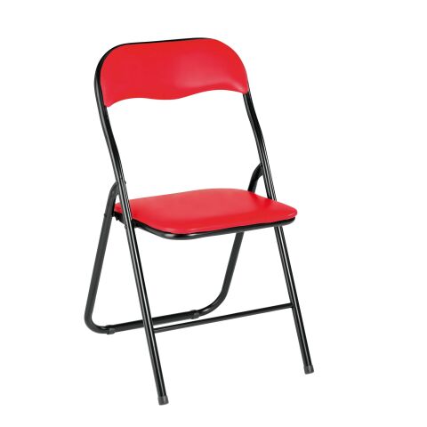 Silla plegable colectividad Rojo.