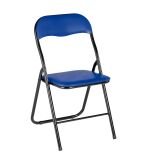 Sedia pieghevole collettività blu