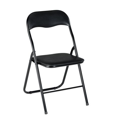 Silla plegable colectividad negro