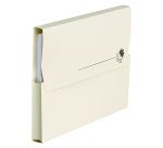 Dokumentenmappen mit Balg Nature Line FAST 24 x 32 cm - Packung von 10