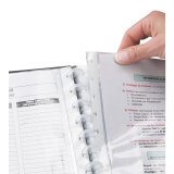 Pack von 10 Prospekthüllen für den Schutz Ihrer Dokumente Viquel transparent aus Polypropylen A4 - farblos