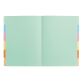 Carpeta con separadores lengüeta Exacompta 24 x 32 cm Colores Surtidos - Paquete de 60