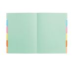 Chemise à onglet 24 x 31 cm couleurs assorties - Paquet de 60