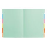 Chemise à onglets Exacompta 24 x 32 cm couleurs assorties - Paquet de 60