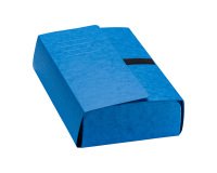 Chemise extensible à rabats Exacompta Jumbo à velcro dos 10 cm rouge